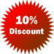 a red highlight image showing the 10% discount